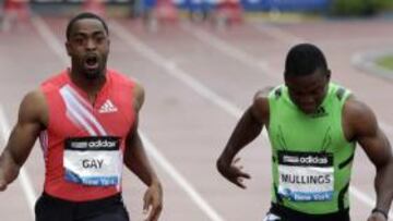 Tyson Gay y Steve Mullings.