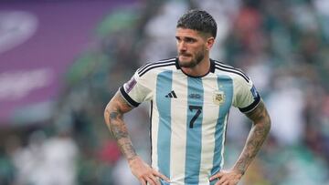 Rodrigo de Paul of Argentina during the Qatar 2022 World Cup match, Group C, between Argentina and Arabia Saudita played at Lusail Stadium on Nov 22, 2022 in Lusail, Qatar. (Photo by Bagu Blanco / Pressinphoto / Icon Sport)