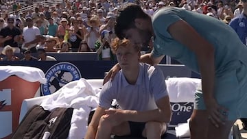Sinner - Alcaraz en directo: final del Masters 1.000 de Cincinnati, hoy en vivo