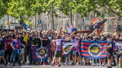 Detenidos varios ‘Boixos Nois’ por el ataque a un bar en Pamplona