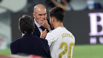 Zidane y Asensio. 