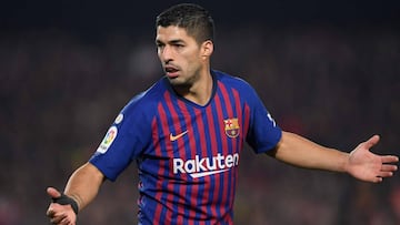 Luis Suárez, jugador del Barcelona.