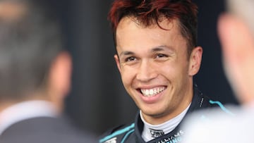 Alexander Albon en el GP de Hungría.