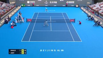 Jarry tenía tres match point en contra y lo que hizo después fue una real locura: su rival no lo podía creer