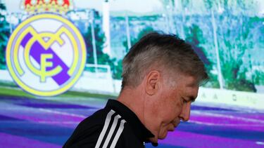 Ancelotti, entrenador del Real Madrid.