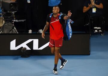 Las reacciones de Nick Kyrgios en su derrota contra Daniil Medvédev