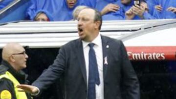 Rafa Benítez, ante el Levante.