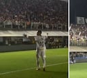 La celebración del primer gol de Neymar en su regreso a Santos es lo que llaman “aura”: vean y escuchen