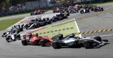 El 7 de septiembre Lewis Hamilton logra la victoria en el GP de Italia en el circuito de Monza