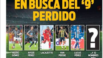 Prensa de Barcelona tiene una lista de 37 delanteros