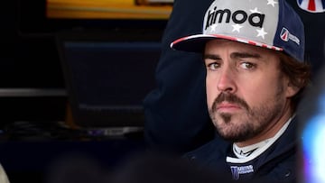 Fernando Alonso en Daytona.