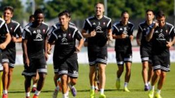 Entrenamiento del Celta de Vigo