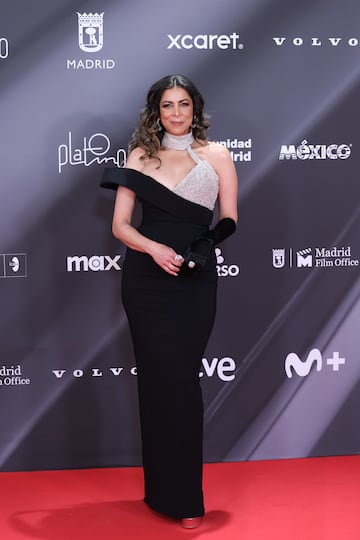 Lourdes Stephen posa en la alfombra roja.