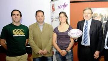 <b>ESTAMENTOS. </b>De izda. a dcha.: Feijoo, J. A. Barrio, Marina Bravo, Jaime Lissavetzky, Alfonso Mandado, J. A. Inchausti y Albert Soler.