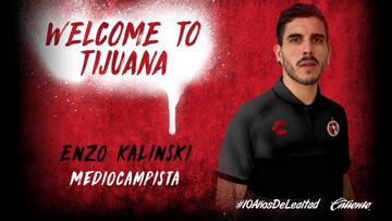 El volante argentino Enzo Kalinski, procedente de la Universidad Católica, se convirtió en nuevo jugador de los fronterizos para el próximo certamen.
