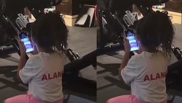 La hija de Cristiano demuestra su talento para cantar con una canción de Celine Dion