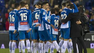 Jugadores del Espanyol.