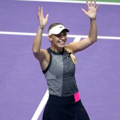 Wozniacki: 60 victorias, 14 frente a top-ten, 8 finales...