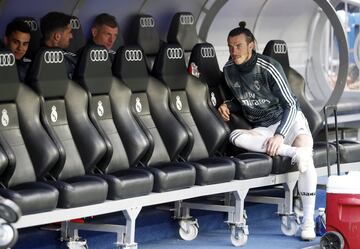 Gareth Bale, en el que puede ser su ¨²ltimo partido como madridista, no disput¨® ni un solo minuto en el encuentro frente al Betis.