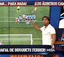 El Chiringuito desvela el error de arbitraje en el gol de Julián: “Es ilegal”