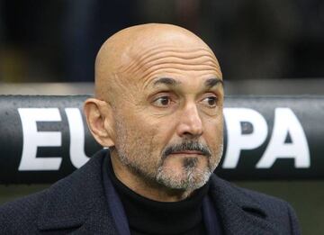Inter Milan's head coach Luciano Spalletti is pictured prior to the UEFA Europa League round of 16 1st leg football match Frankfurt v Inter Milan in Frankfurt, western Germany on March 7, 2019. (Photo by Daniel ROLAND / AFP)