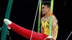 Jossimar Calvo, gimnasta colombiano, busca recursos para ir a los clasificatorios a París 2024.