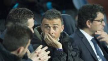 SIN BANQUILLO. Luis Enrique pierde fondo de armario.