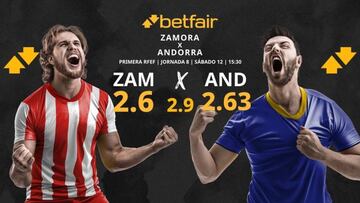 Zamora CF vs. FC Andorra: horario, TV, pronósticos, estadísticas y clasificación