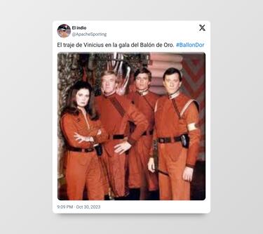 Los mejores memes del Balón de Oro 2023