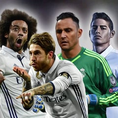 Zidane y las rotaciones: Keylor, James, Ramos y Marcelo, fuera