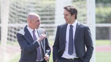 Rubiales vuela a Colonia tras arreglarse con Lopetegui