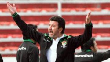 Julio Cesar Baldivieso, actual técnico de la selección Bolivia.