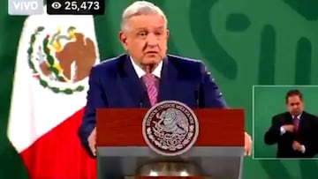 M¨¢s de 100 millones de casos y el presidente de M¨¦xico dice esto sobre las mascarillas...