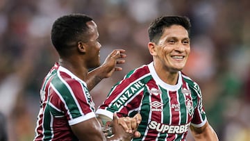 Jhon Arias y Germán Cano se vuelven a conectar