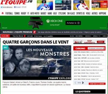 Portadas de la prensa extranjera