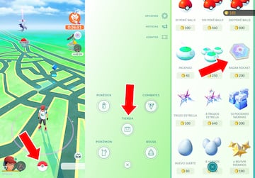 pokemon go radar rocket como se consigue