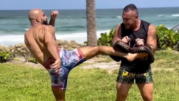 El impresionante entrenamiento del guardaespaldas de Messi