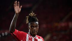 Nico Williams durante la final de Copa del Rey entre el Athletic y el Mallorca.