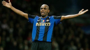 Maicon, con el Inter. 