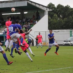 El Lugo vence al Oviedo con doblete de Escriche