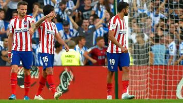 Sa&uacute;l ante la Real Sociedad.