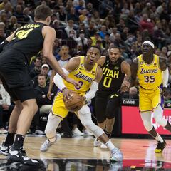 Bien Westbrook, mal los Lakers