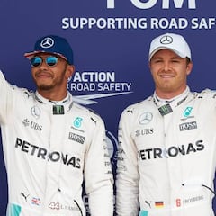 Hamilton y Rosberg: la guerra de Mercedes pasa a los idiomas