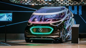 Uno de los autos eléctricos de Mercedes