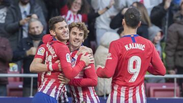 26/01/19 PARTIDO PRIMERA DIVISION 
 ATLETICO DE MADRID  -  GETAFE
 GOL 2-0 SAUL  ALEGRIA  LUCAS HERNANDEZ  GRIEZMANN  KALINIC 
 
 