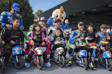 La batalla de minimotos entre los pilotos del Mundial