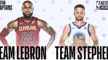 Team LeBron vs Team Curry: el primer All Star de la nueva era