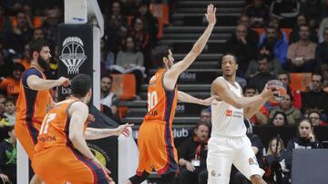 20/03/18 BALONCESTO PARTIDO  EUROLIGA
 VALENCIA BASKET - REAL MADRID 
  