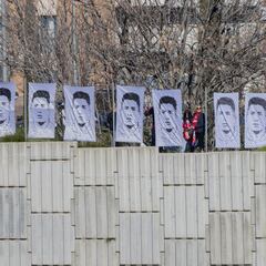 Giménez recibe una dosis extra de cariño en el entrenamiento