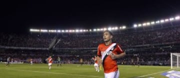 Teo llegó a cinco goles con River esta temporada.